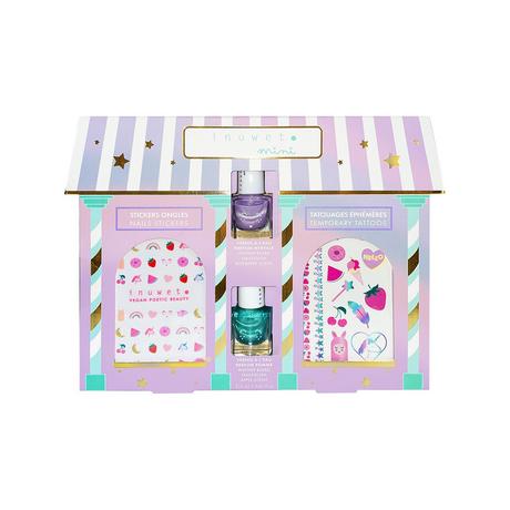 inuwet  My Little Beauty House - Strass -Tatouage Temporaire - Vernis A L'Eau Myrtille - Pomme 
