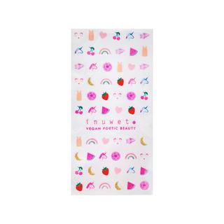 inuwet  My Little Beauty House - Strass -Tatouage Temporaire - Vernis A L'Eau Myrtille - Pomme 