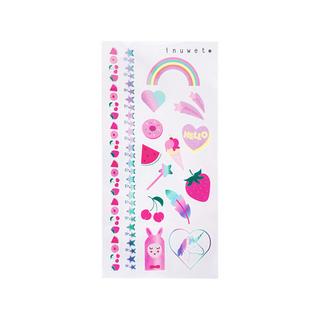 inuwet  My Little Beauty House - Strass -Tatouage Temporaire - Vernis A L'Eau Myrtille - Pomme 