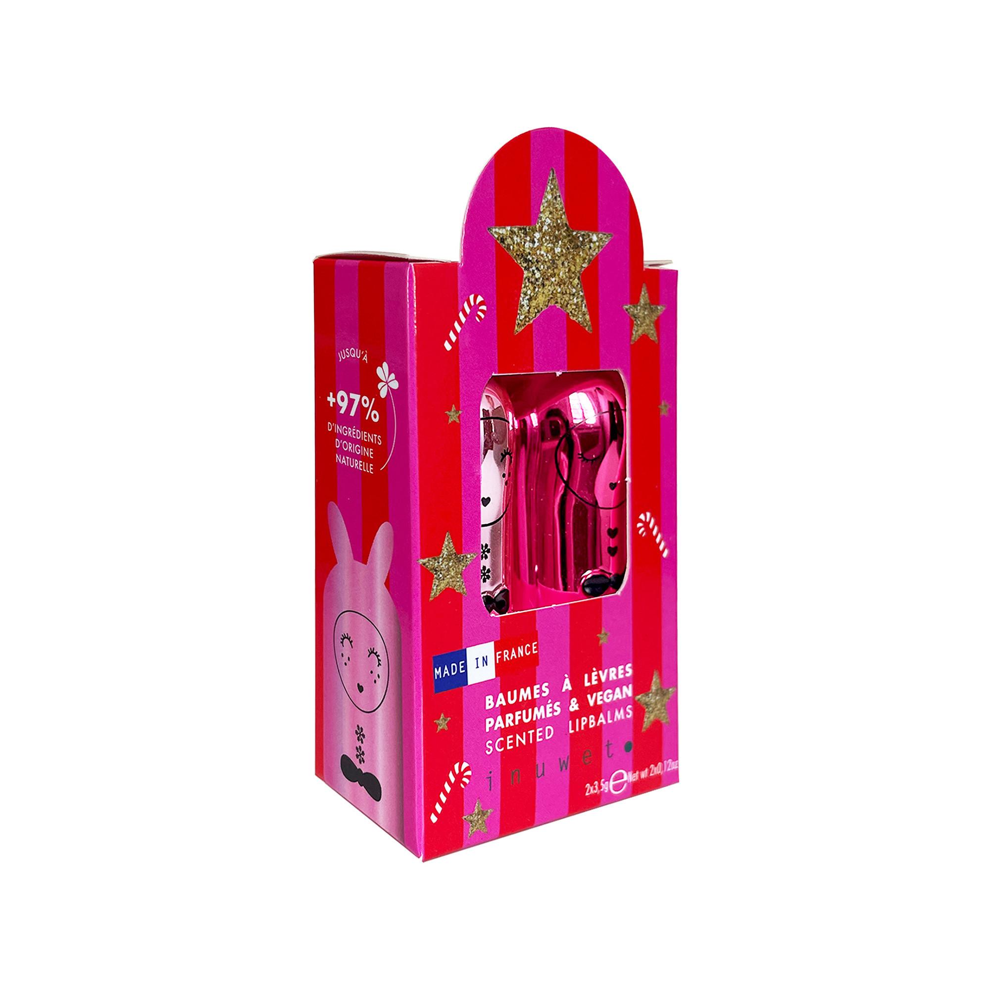 inuwet  Couture – Duo Lippenbalsam Himbeersorbet – Liebesapfel 