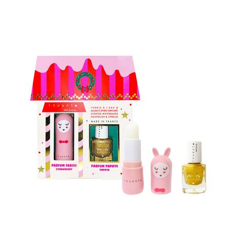 inuwet  JULIETTE HOUSE – Erdbeer-Lippenbalsam – Papaya-Nagellack 