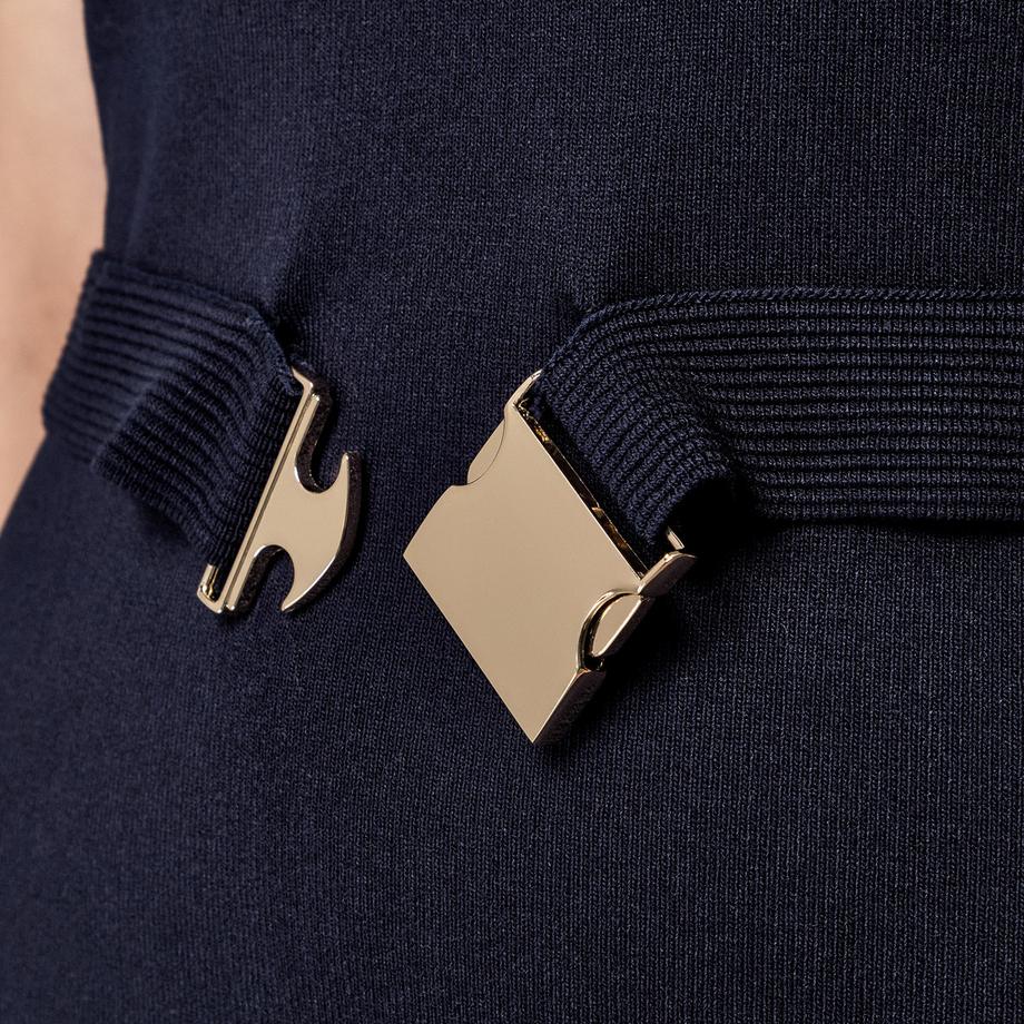 MORGAN Kurzarm Mini Kleid mit Gürtel  