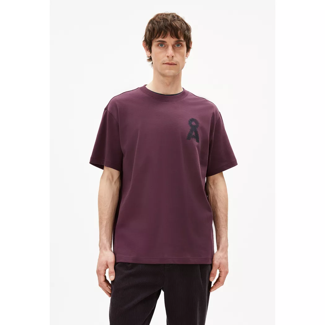 ARMEDANGELS - T-Shirt, für Herren, Weinrot, Größe L
