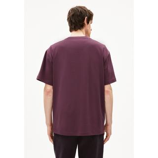 ARMEDANGELS Oversized Rundhals T-Shirt mit Logo Print  