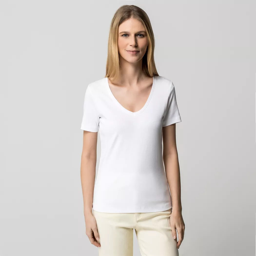 Manor Woman - T-Shirt, für Damen, Weiss, Größe XS