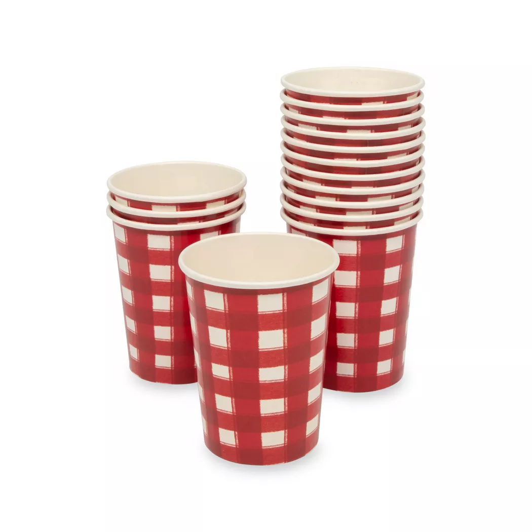 Manor Paper Cup Red 250ml