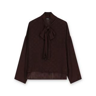 DIXIE Chemisier Polka Dot Coupe Ample  