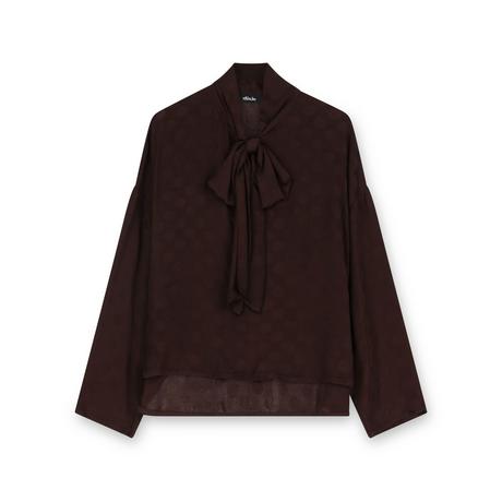 DIXIE Chemisier Polka Dot Coupe Ample  