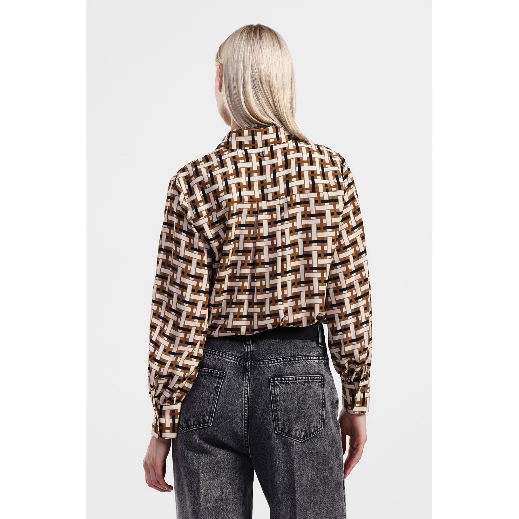 DIXIE Chemisier à manches longues à motif graphique  