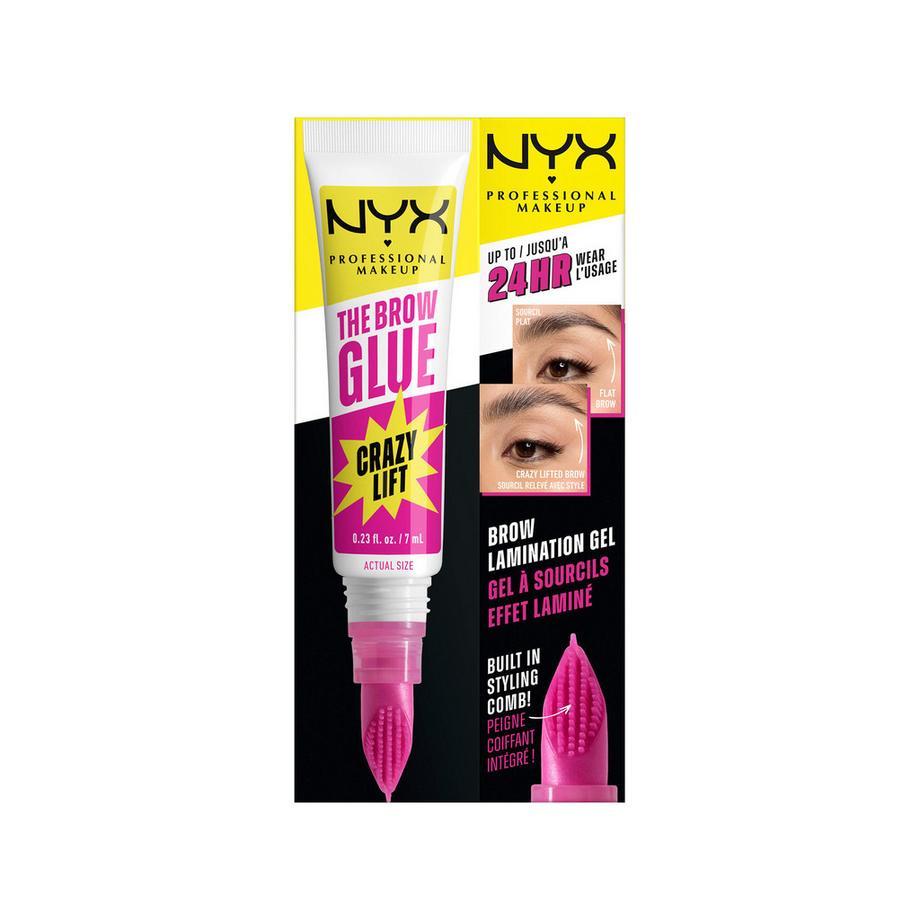 NYX-PROFESSIONAL-MAKEUP  The Brow Glue Crazy Lift 