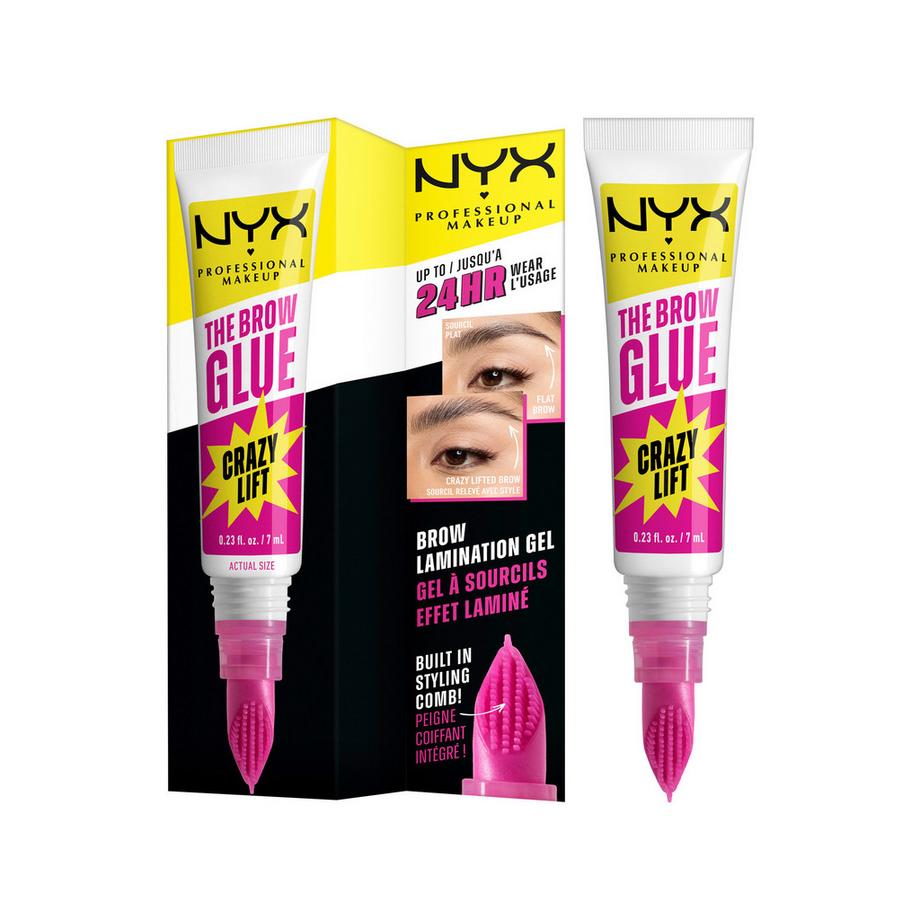 NYX-PROFESSIONAL-MAKEUP  The Brow Glue Crazy Lift 