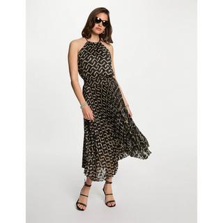 MORGAN Abito Midi Plissettato Halterneck  