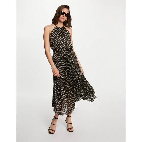 MORGAN Abito Midi Plissettato Halterneck  