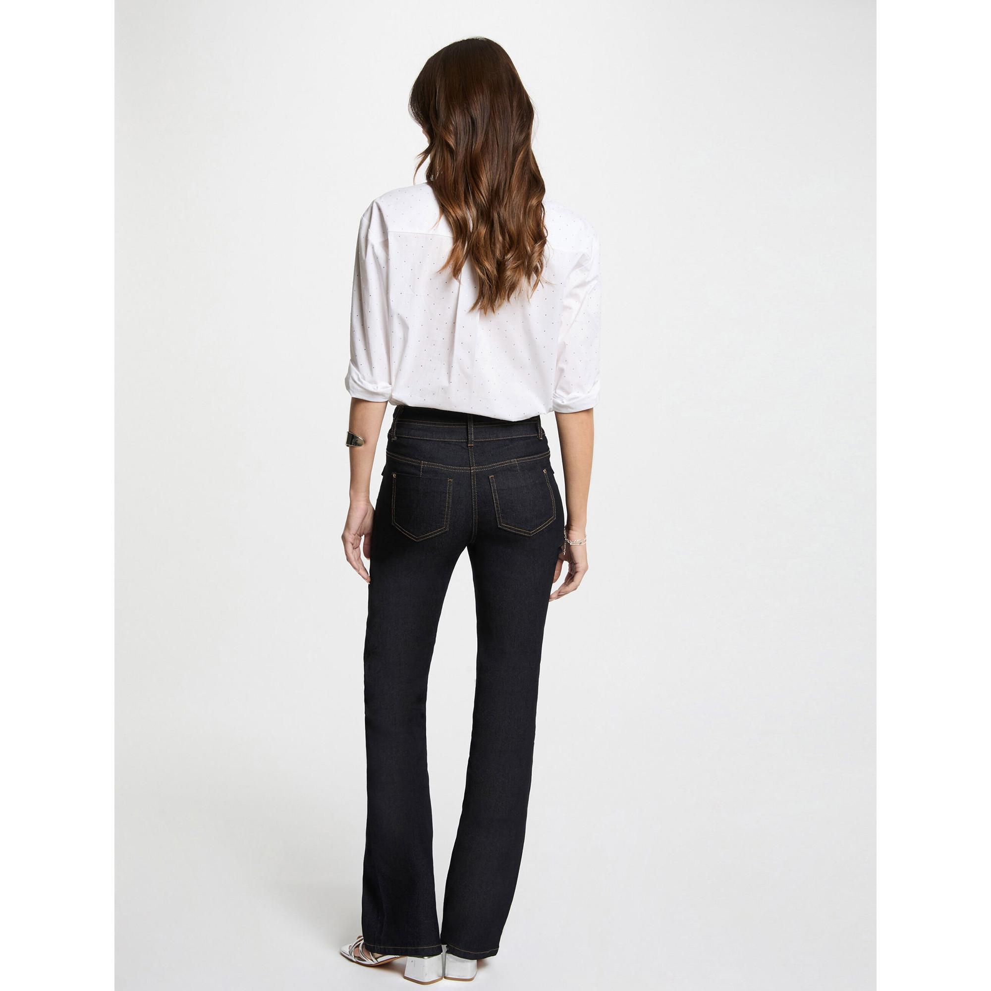 MORGAN Bootcut Jeans mit aufgesetzten Taschen  