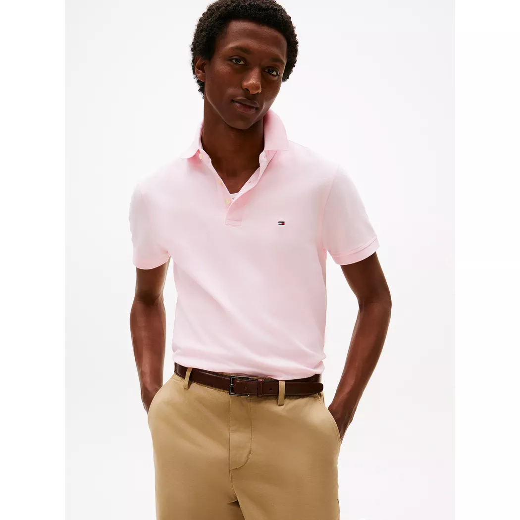 Tommy Hilfiger - Poloshirt, kurzarm, für Herren, Rosa, Größe M