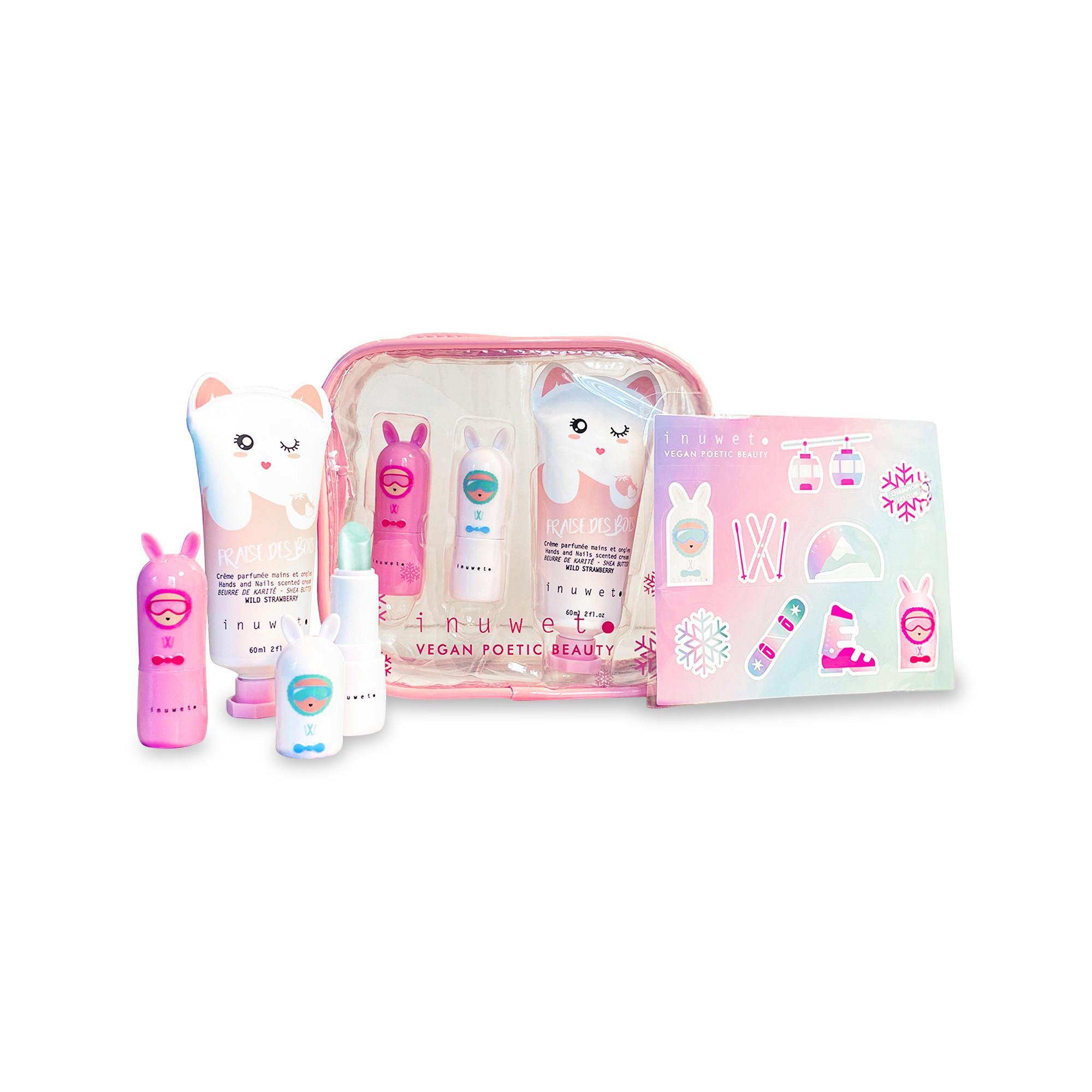 Trousse De Maquillage Barbapapa Pour Fille - Pochette En Vinyle Blanc Neuf