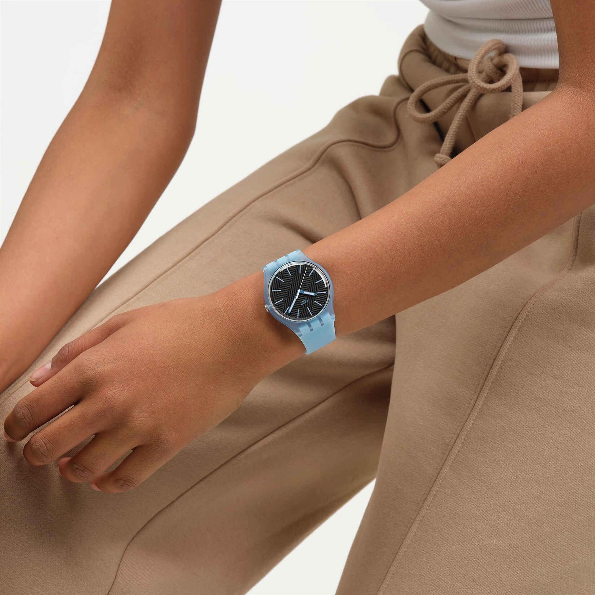 swatch BLUE MOVES Analoguhr 