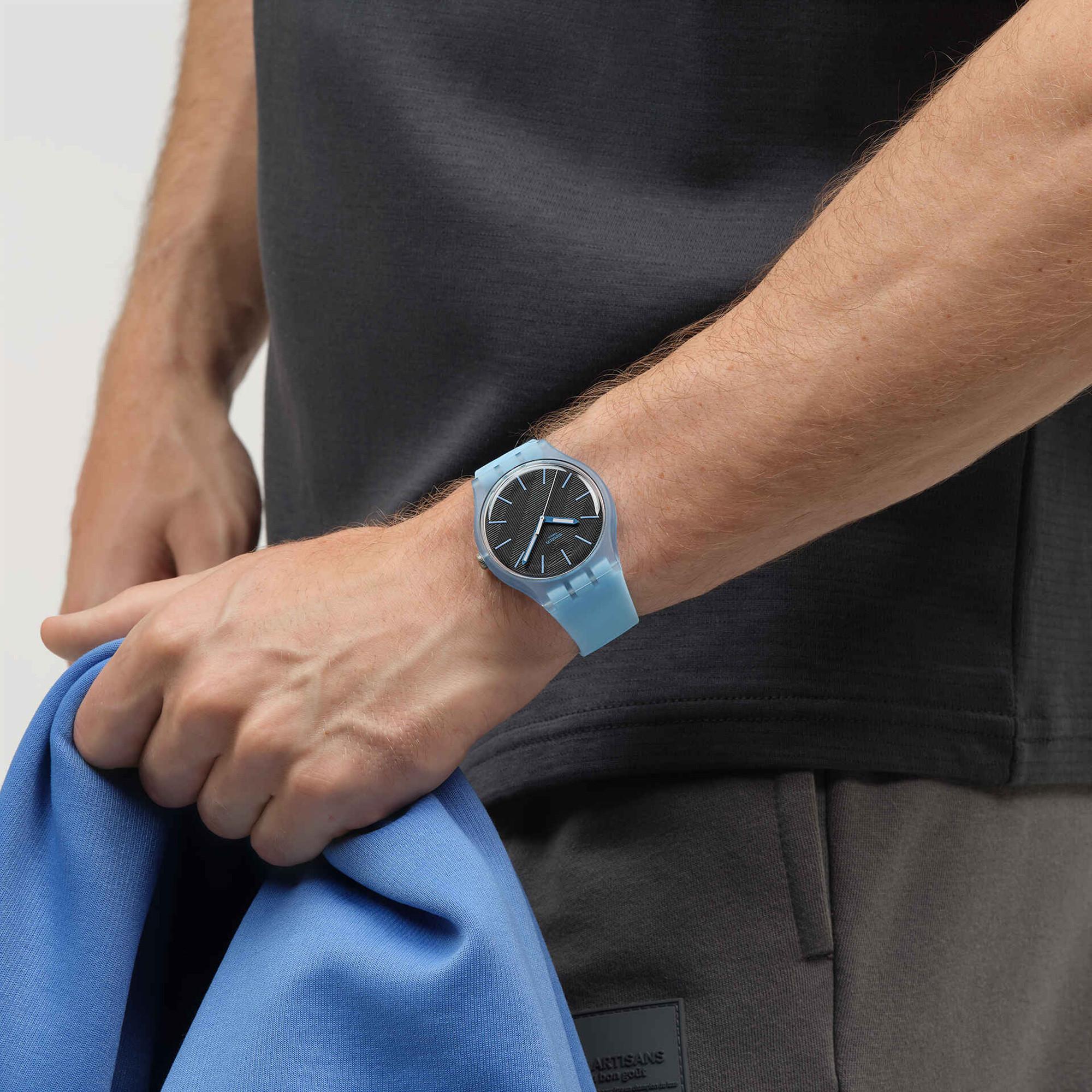 swatch BLUE MOVES Analoguhr 