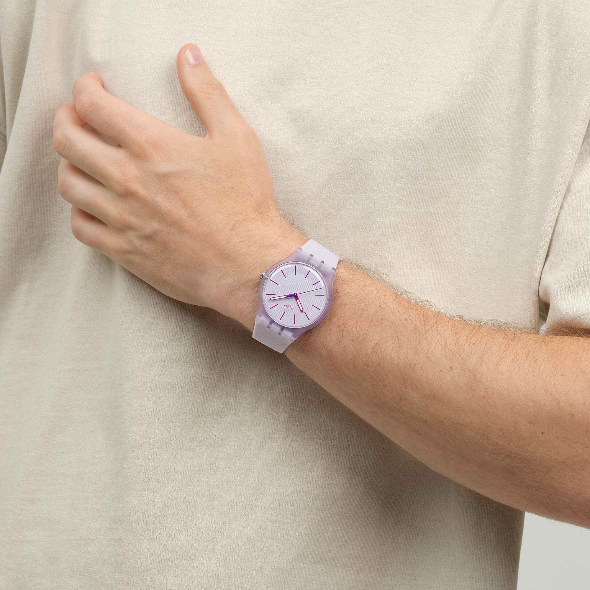 swatch LAVENDAZE Orologio analogico 