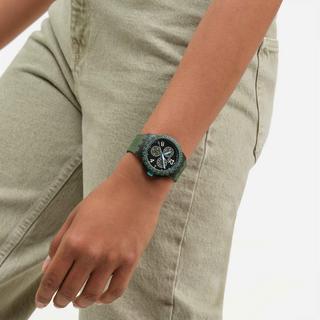 swatch OLIVE RUSH Chronograph Uhr 