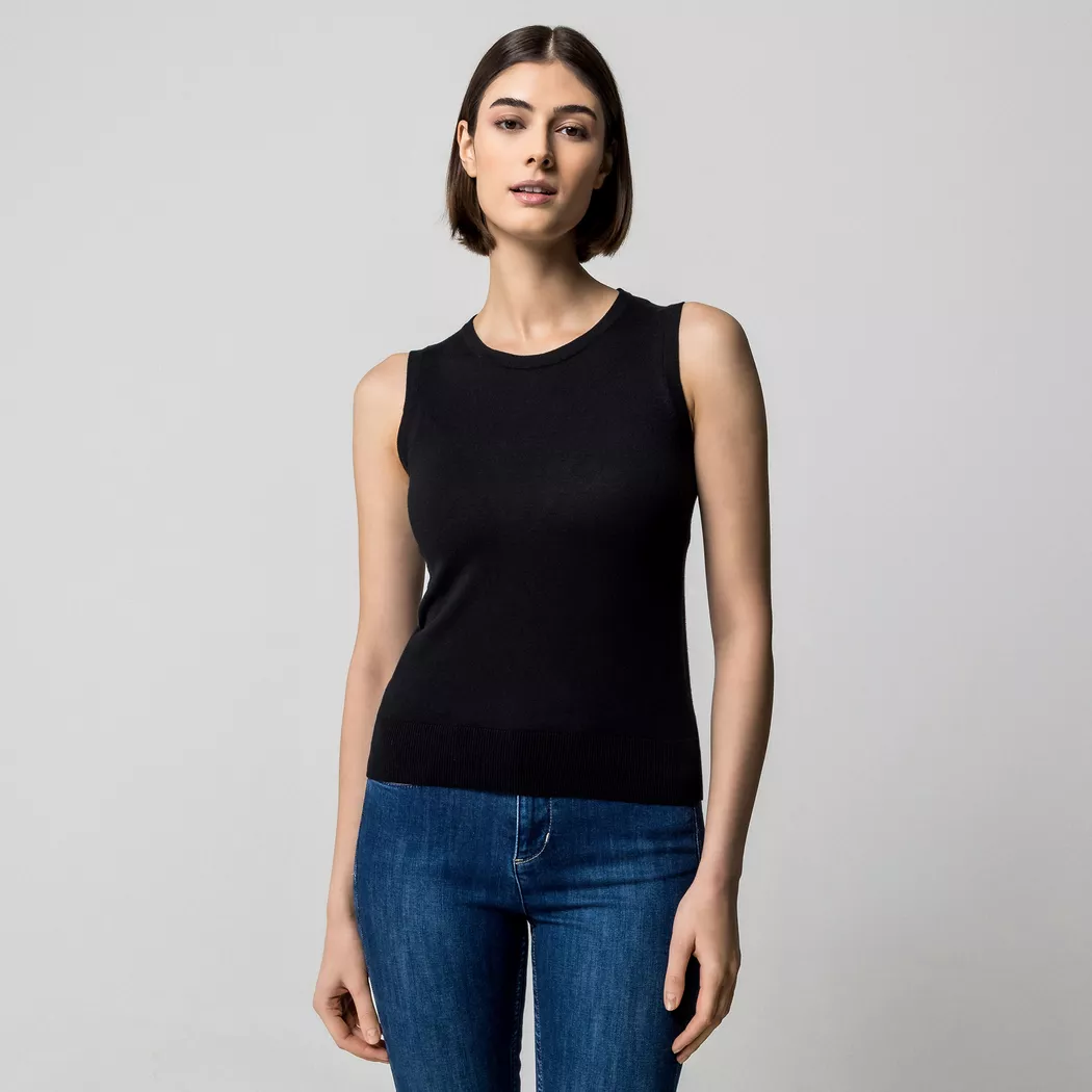 Manor Woman - Pullunder, für Damen, Schwarz, Größe M