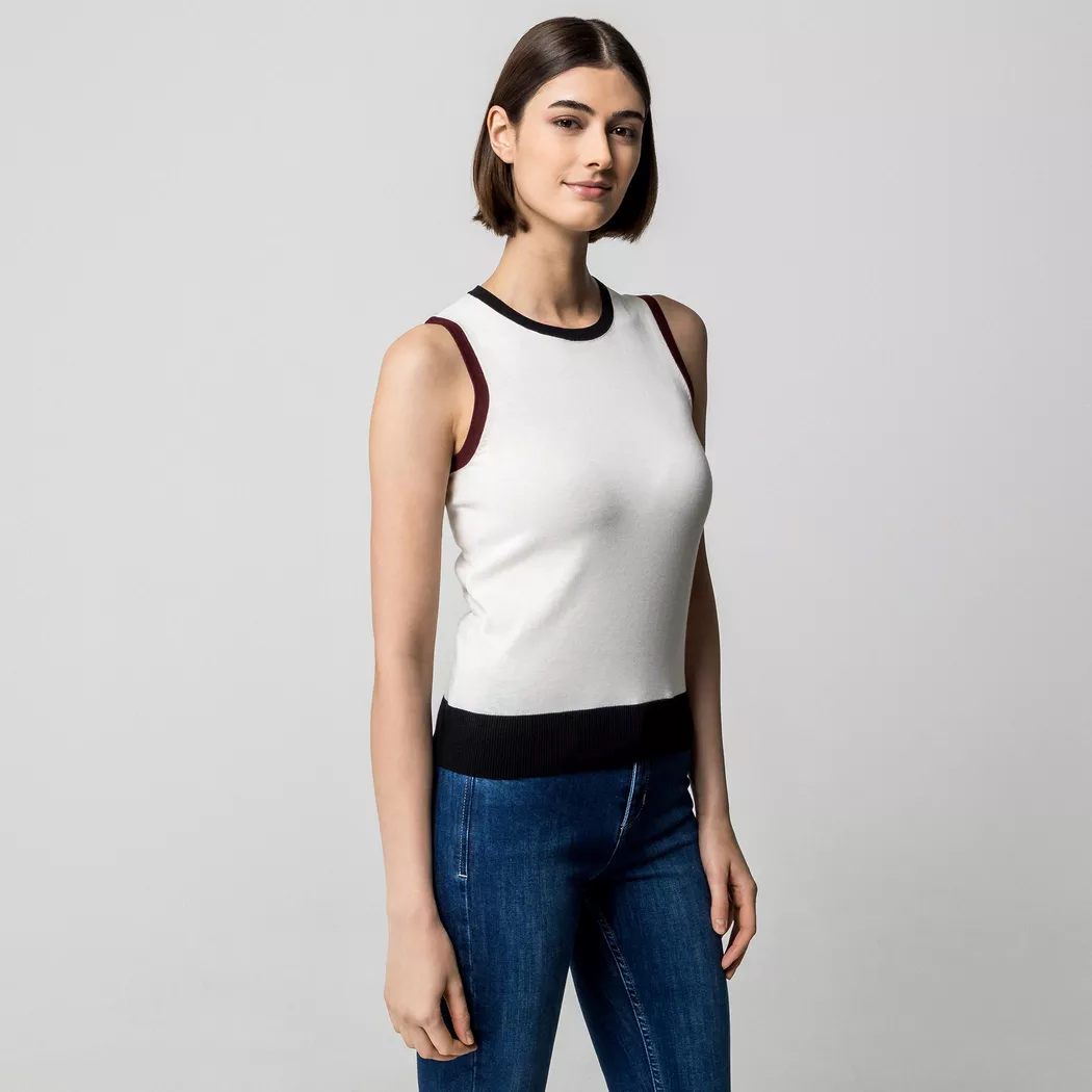 Manor Woman - Pullunder, für Damen, Ecru Größe XL
