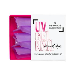 essence  studio nails UV GEL NAIL removal clips 