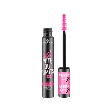 essence  lash WITHOUT LIMITS TUBING Extreme Lengthening & Volume Mascara 