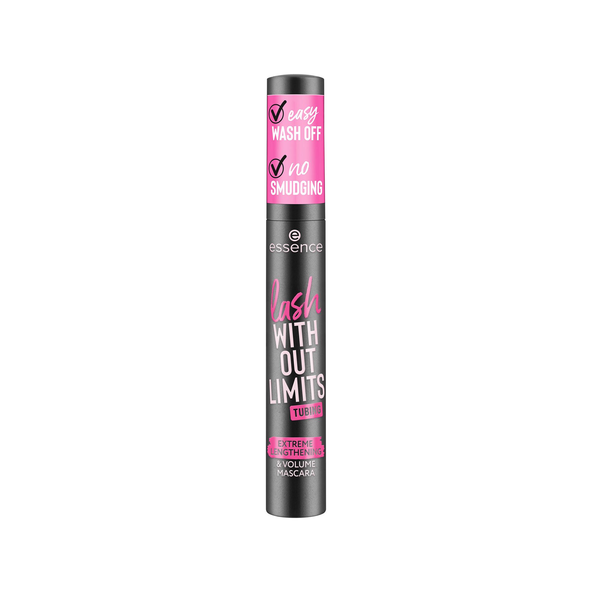 essence  lash WITHOUT LIMITS TUBING Extreme Lengthening & Volume Mascara 