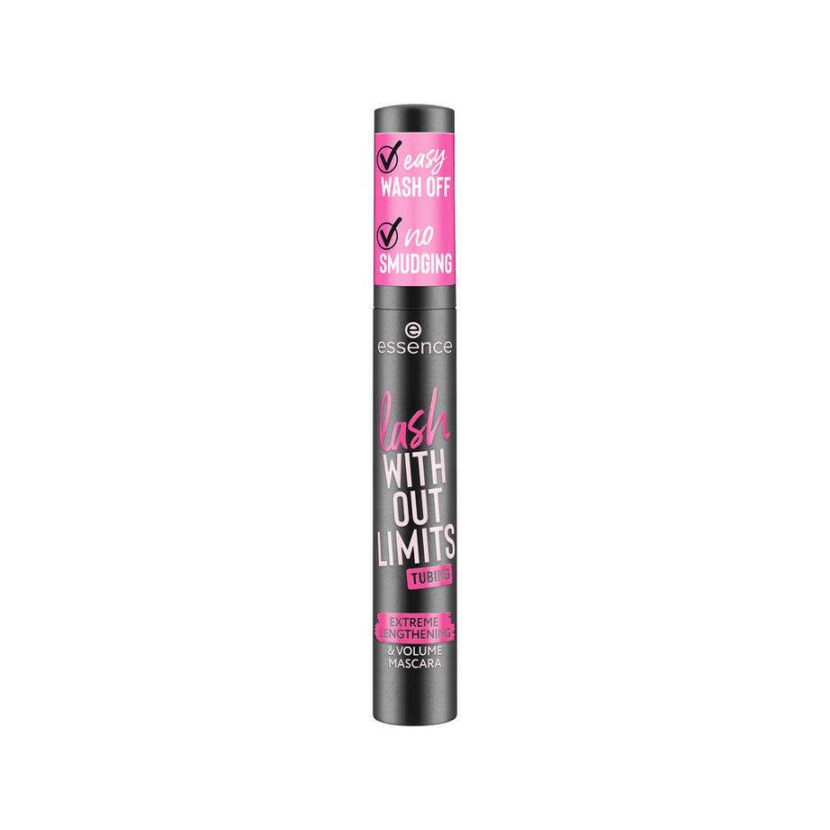 essence  lash WITHOUT LIMITS TUBING Extreme Lengthening & Volume Mascara 