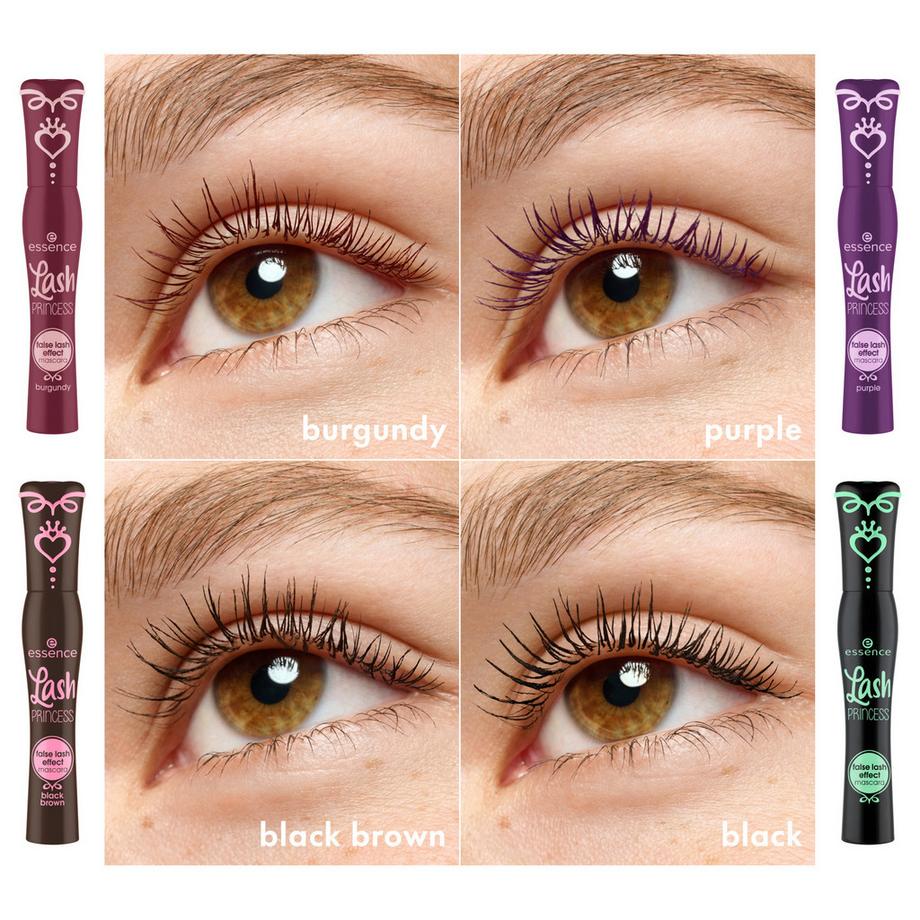 essence  Lash PRINCESS false lash effect mascara burgundy 