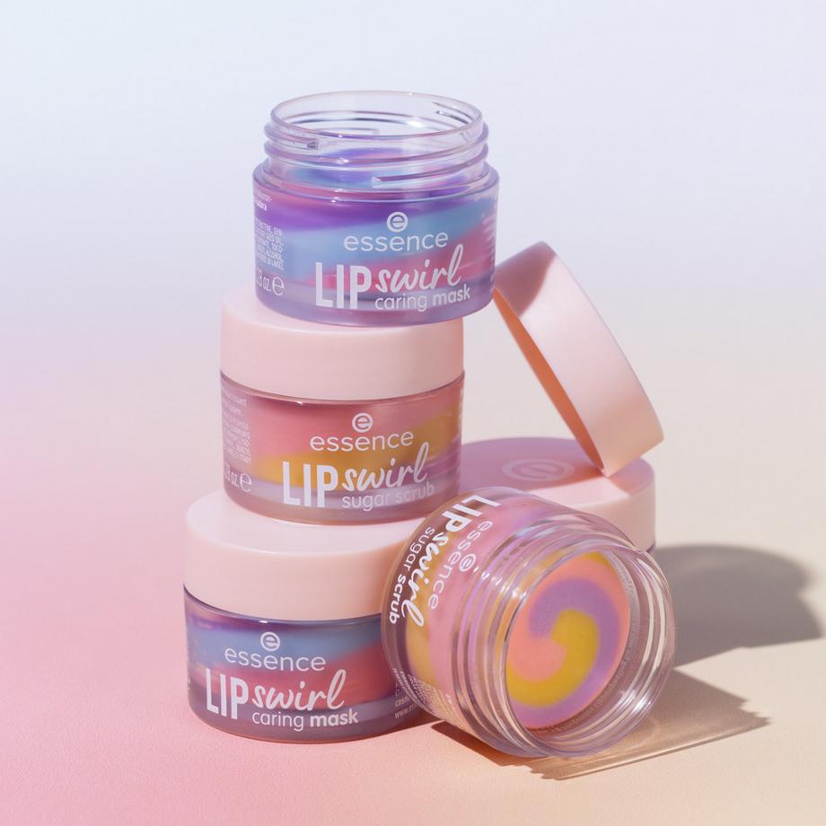 essence  LIP swirl sugar scrub gommage 