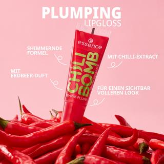 essence  CHILI BOMB shiny lipgloss gloss 