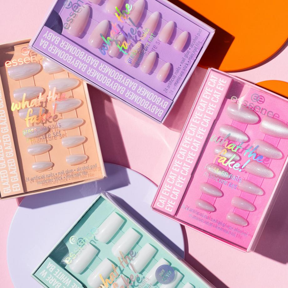 essence  what the fake! PRESS-ON NAILS manicure set 