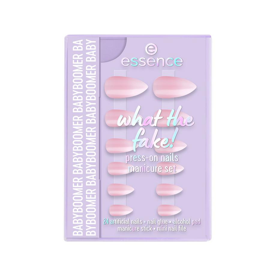 what the fake! PRESS-ON NAILS set manicure