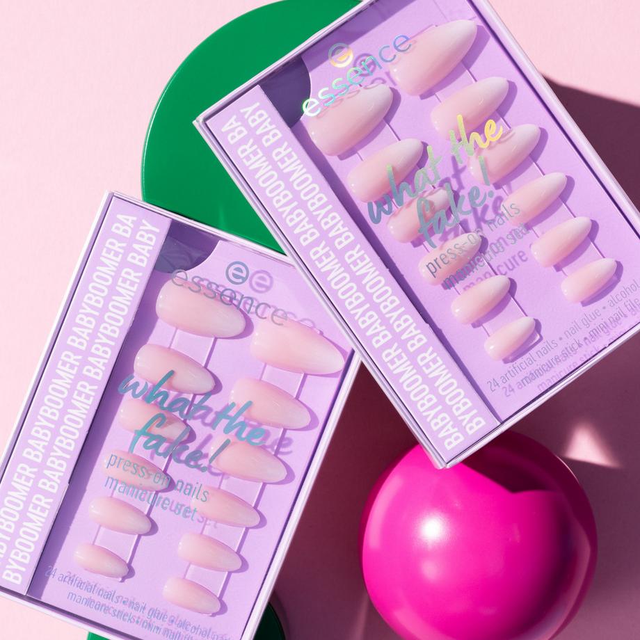 essence  what the fake! PRESS-ON NAILS manicure set 