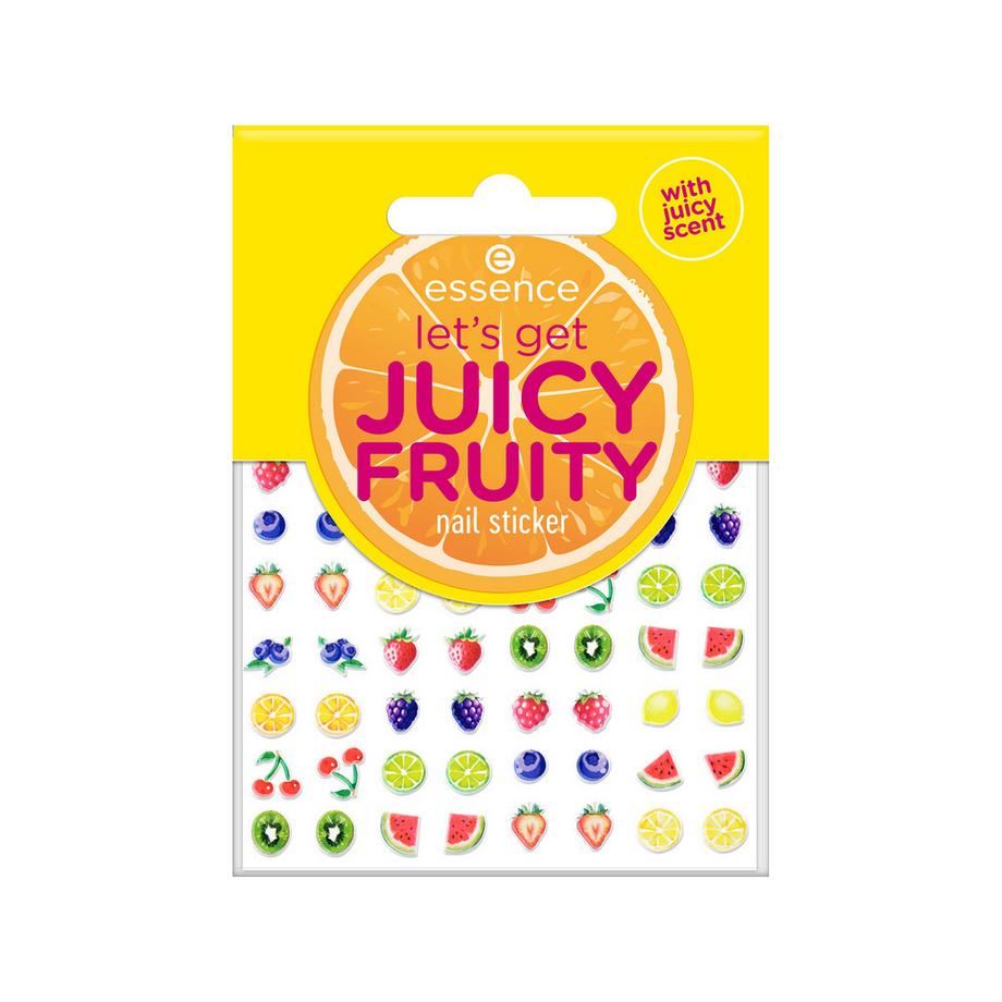let's get JUICY FRUITY nail sticker stickers pour ongles