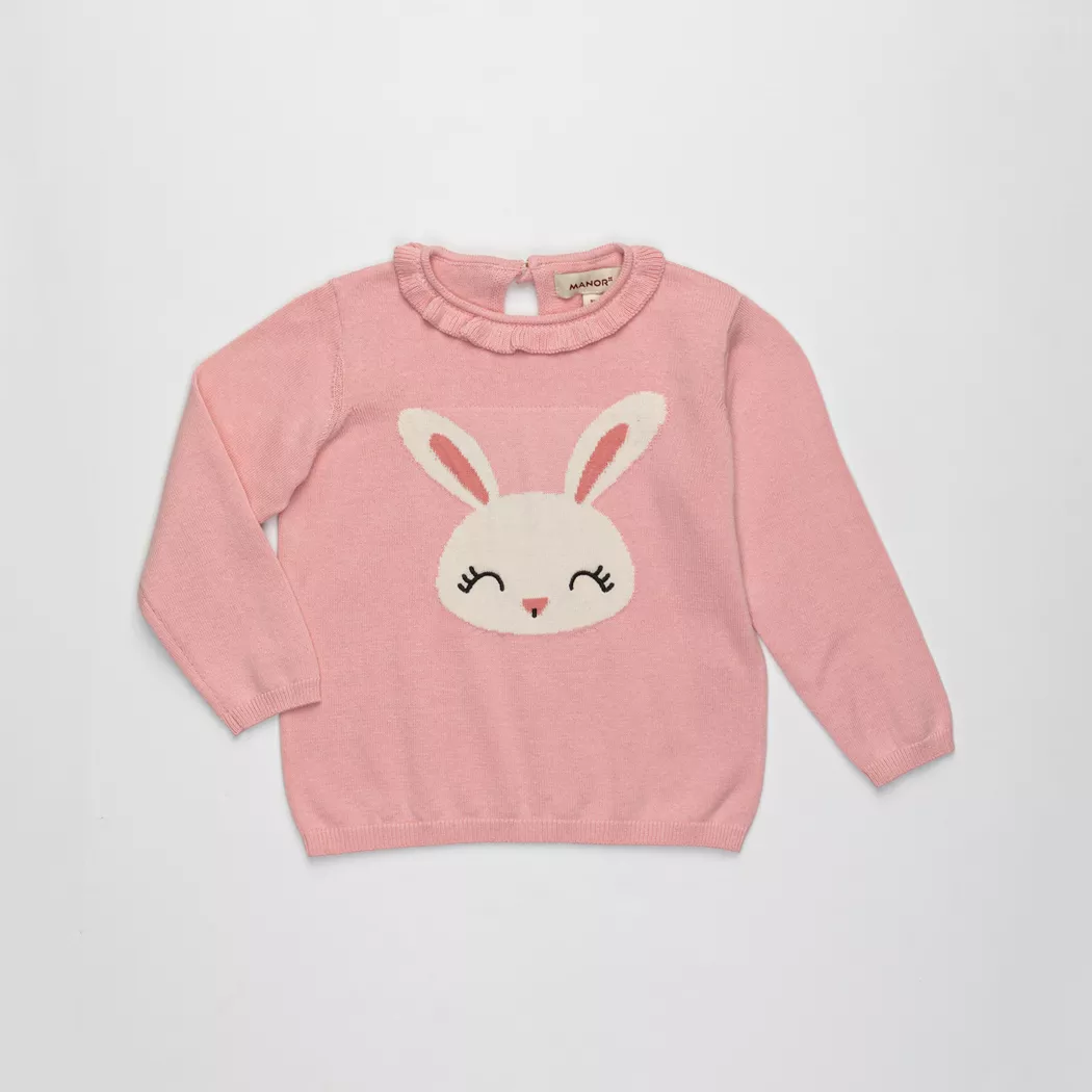 Manor Baby - Pullover, 74, Rosa 2