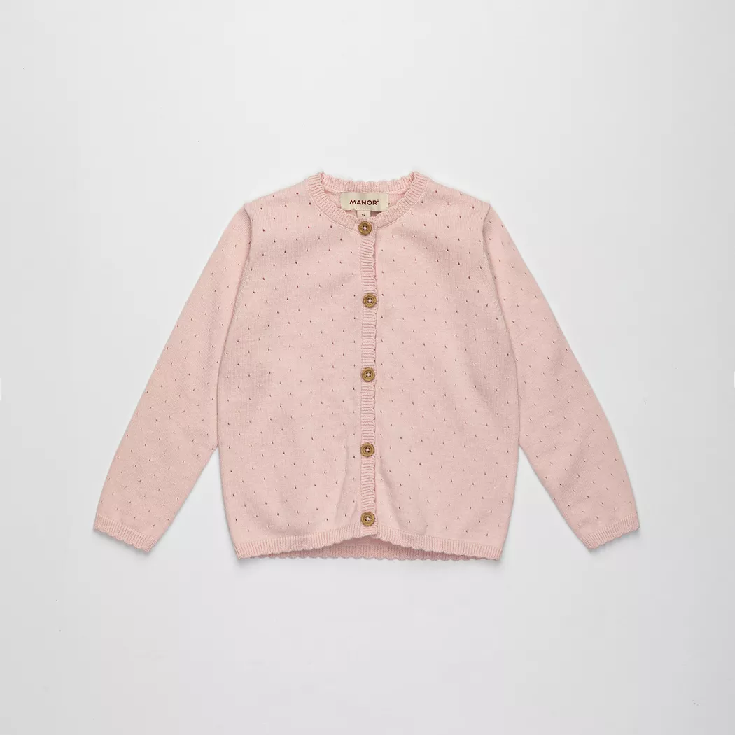 Manor Baby - Cardigan, 104, Rosa