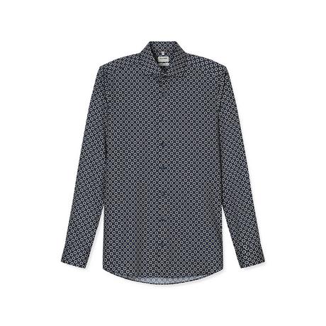 OLYMP Level Five Camicia Body Fit Stampa Floreale Digitale  