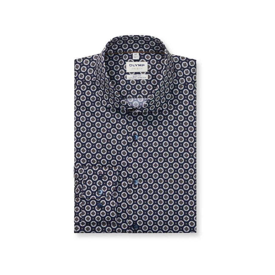 OLYMP Level Five Body Fit Col Kent Chemise  