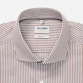 OLYMP Level Five Body Fit Gestreiftes Hemd  