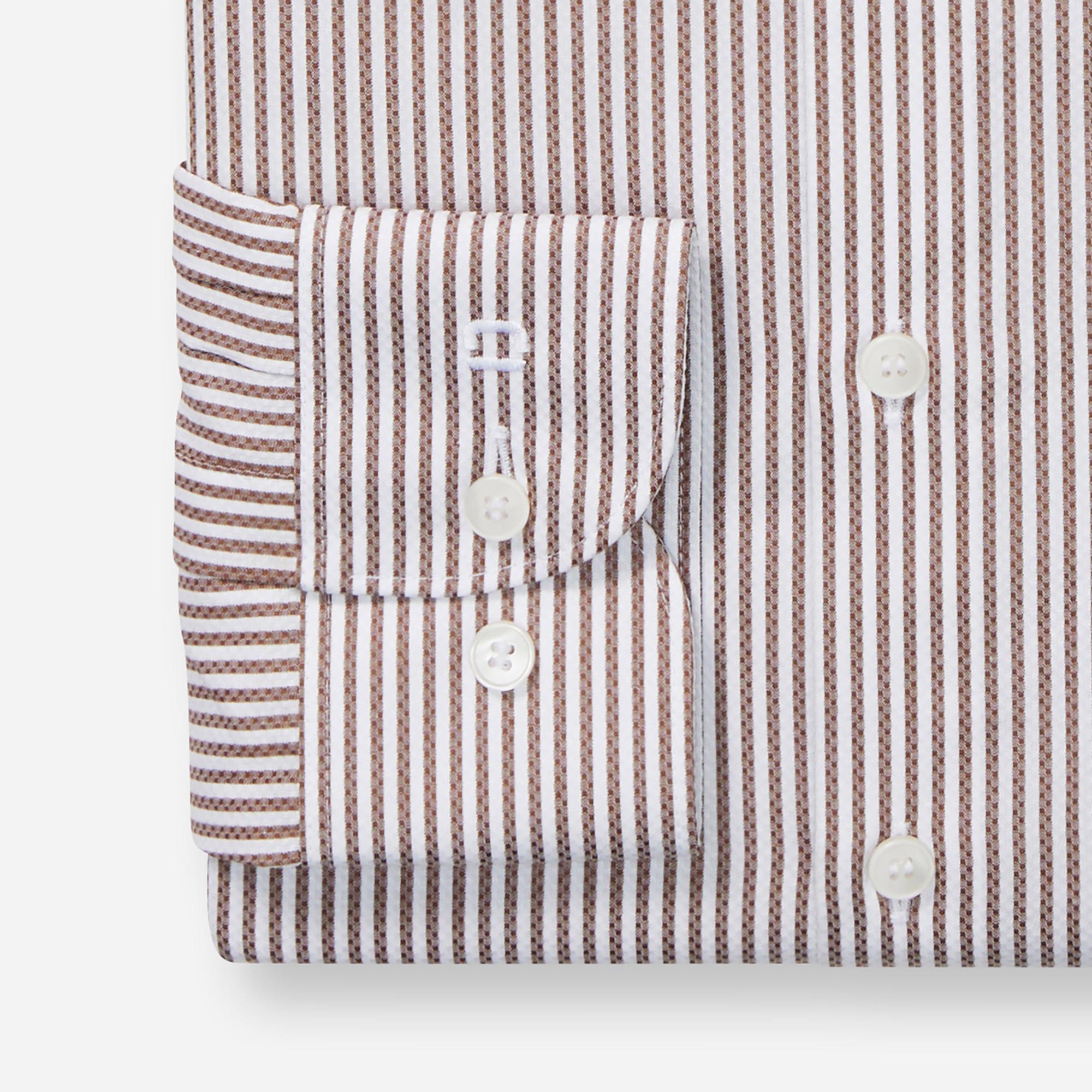 OLYMP Level Five Body Fit Gestreiftes Hemd  