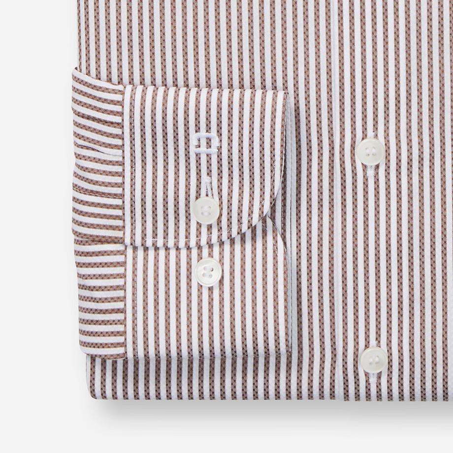 OLYMP Level Five Body Fit Gestreiftes Hemd  