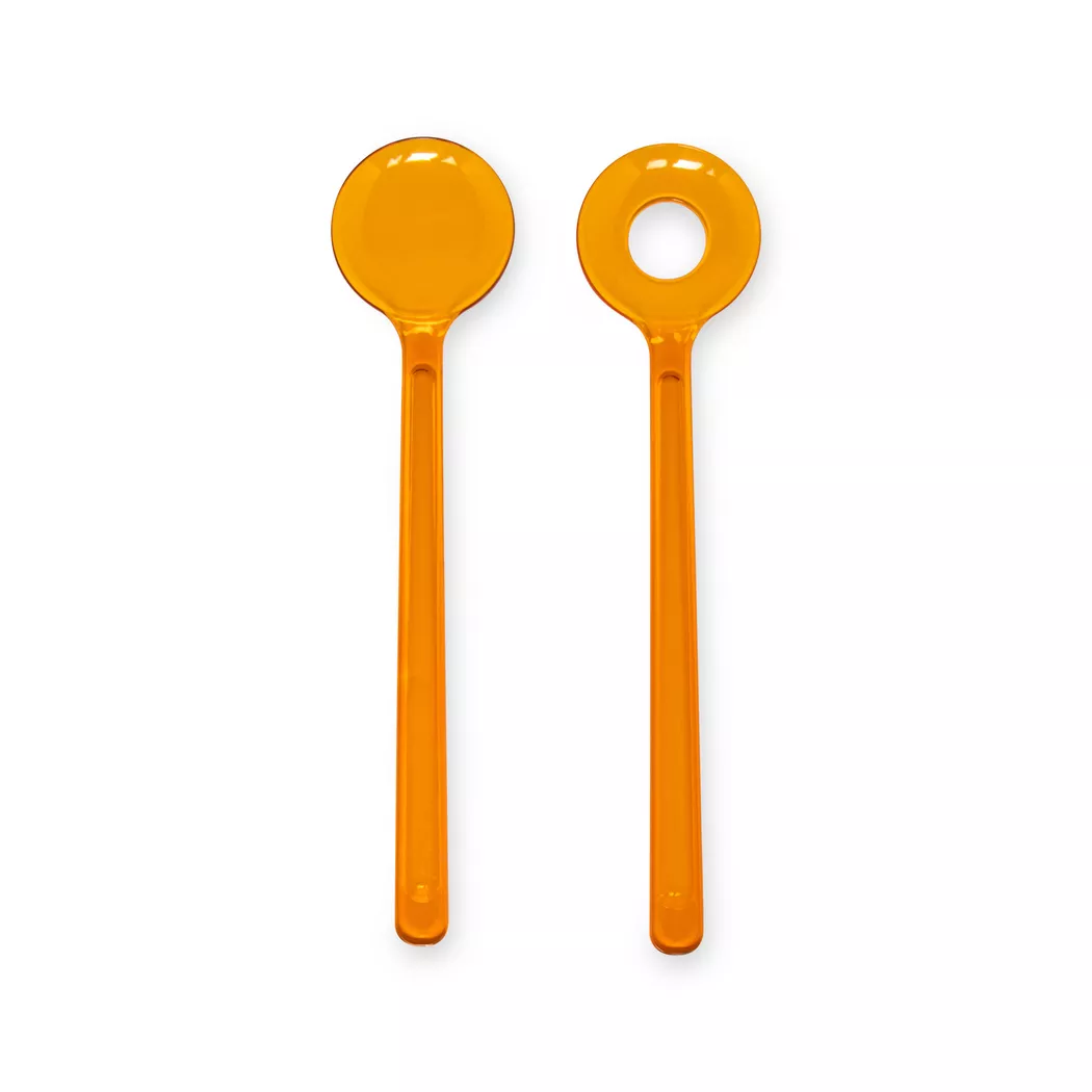 Manor Salad Servers Set Orange