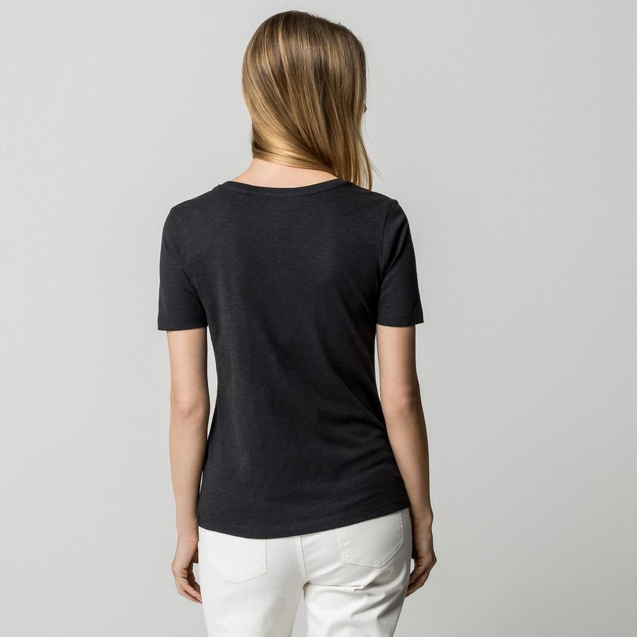 Manor Woman slub T-shirt, maniche corte  