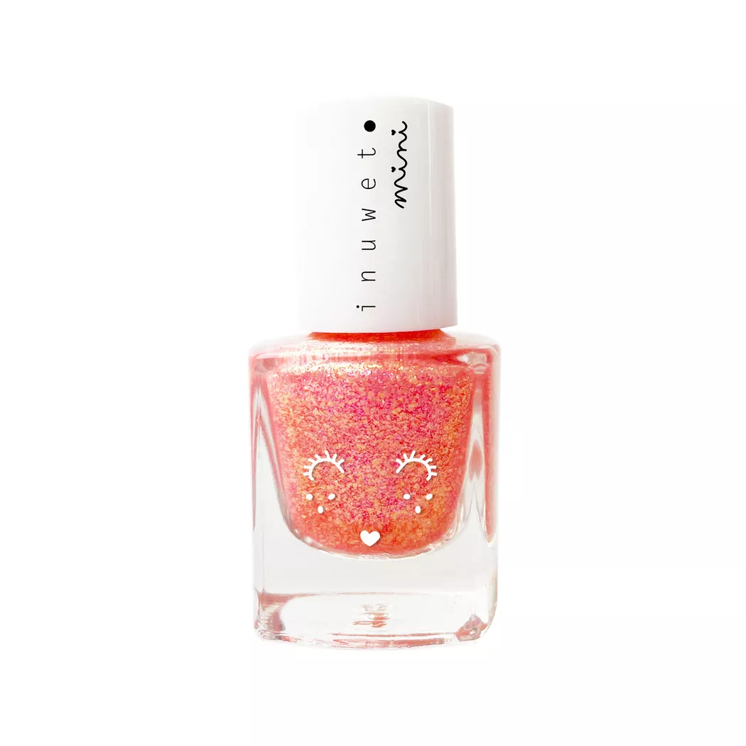 inuwet - Vegan, Parfümierter Und Natürlicher Wasserlack Für Kinder - Erdbeerduft, 5 ml, Light pink