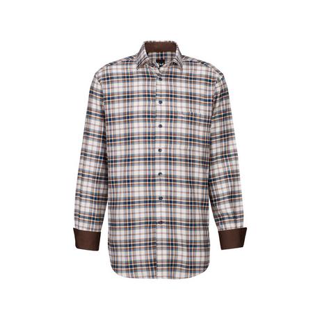 Kauf Langarm Regular Fit Kariertes Hemd  