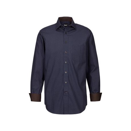 Kauf Langarm Regular Fit Hemd Minimal Print  