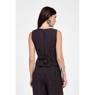 DIXIE Gilet Rayures Fines  